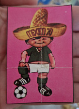 ALBUM PANINI MEXICO 1970 SCUDETTO MASCOTTE JUANITO + SCUDO SVEZIA ORIGINALE REC!