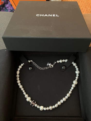 Collana perle chanel autentica - collana,