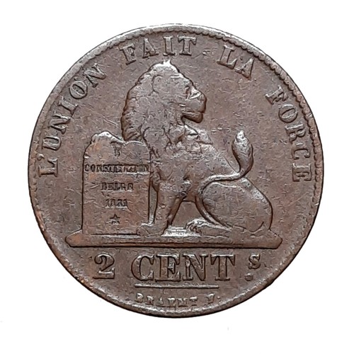 Belgio 2 cent 1863 - [nc],