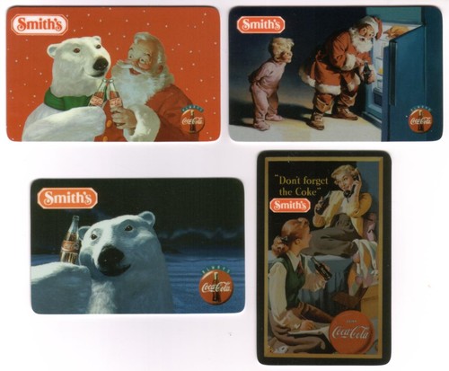 Coca cola carte babbo natale - coca-cola,