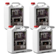 20 Litri Bioetanolo 100%| Per Caminetti | 4x5L | Profumo Rilassante di Lavanda
