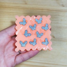 Stampo farfalle druzy - farfalle, cm