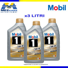 3 LT MOBIL 1 0W40 OLIO MOTORE DIESEL BENZINA VW 502 00 505 00 ACEA A3 B3 B4 LL01