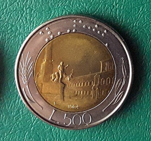 Repubblica 500 lire dal 1982 - repubblica,