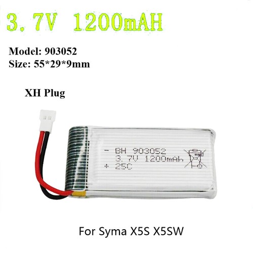 Batteria lipo 1200 mah v - batteria,