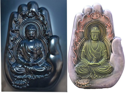 Buddha stampo plastica gesso