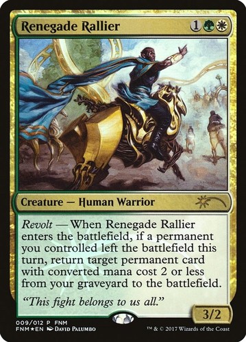 Foil renegade rallier - nm,