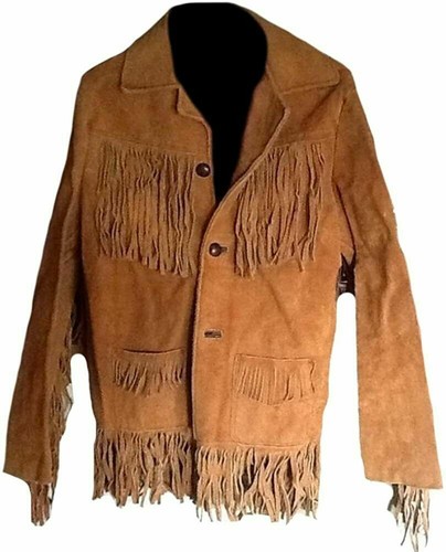 Giacca pelle scamosciata - pelle,