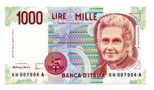 ITALIA  - BANCONOTA DA 1000