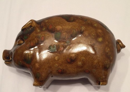 Salvadanaio antico ceramica - salvadanaio,