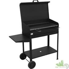 BARBECUE BRACIERE GRIGLIA BARBEQUE CARBONELLA CON RUOTE ACCIAIO CM.40X50X90H