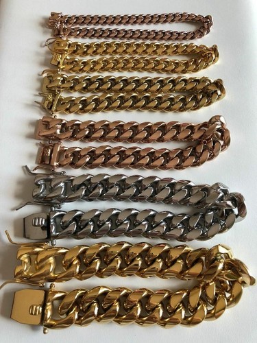 Bracciale miami cuban link 14k - bracciale,