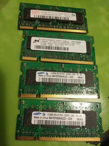 Ram 2gb 4x512mb ddr2 - ram, pc2