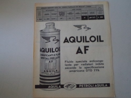 Advertising pubblicità 1958 - advertising,
