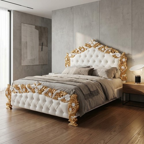Letto matrimoniale barocco - letto,