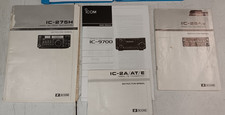 Lot Of (6) ICOM Manuals w/