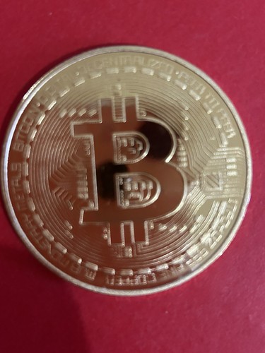 Bitcoin monete metallo - in,