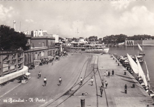 Brindisi porto 1956 - il,