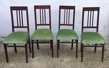 4 Sedie Antiche Liberty Art