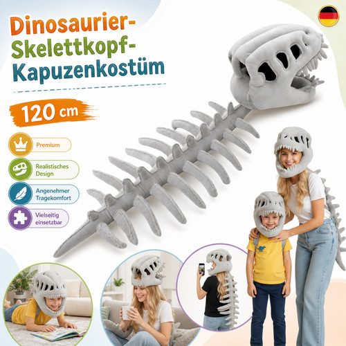 Costume dino scheletro trend - dino, scheletro,