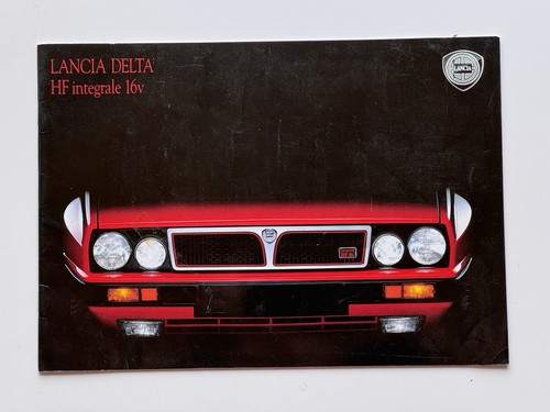 Brochure lancia delta anni - delta, 90