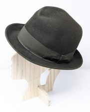 Cappello borsalino vintage di colore verde da donna green hat woman