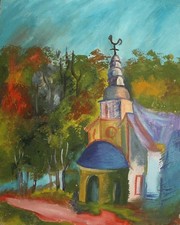 Dipinto a olio fauvista