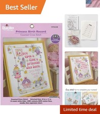 Kit record nascita punto croce