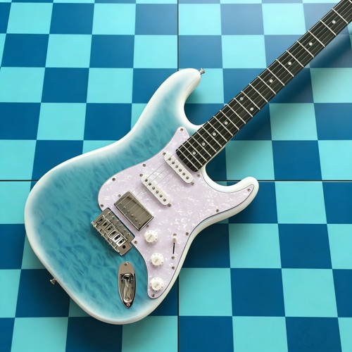 Chitarra elettrica blu - st,