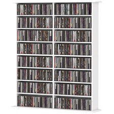 HOMCOM Mobile porta CD Moderno