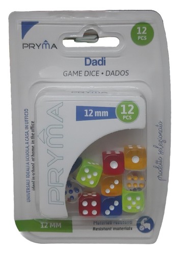Set dadi gioco - 12, da
