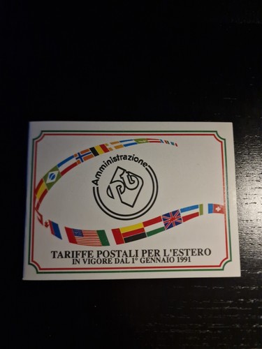 Libretto tariffe postali per - tariffe,