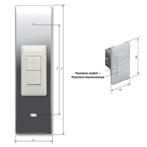 Placca pulsante sali - pulsante, /