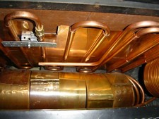 Piano di costruzione stufa in maiolica scambiatore di calore borsa acqua tubo rame autocostruzione acqua di riscaldamento