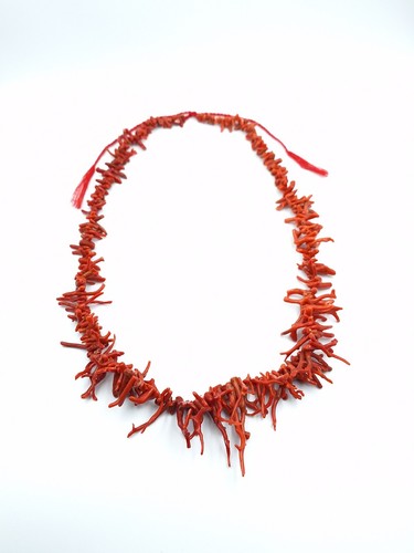 Antica collana vero corallo - collana,