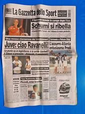 GAZZETTA DELLO SPORT 4 LUGLIO 1996 SCHUMACHER-RAVANELLI-BRUNO PIATTELLI