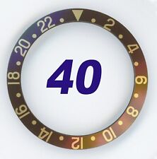 FAT font NOS lunetta x Rolex GMT Master ORO 1675/8 o 16758 (oro occhio di tigre)