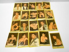 PUGILATO 20 figurine cartonate