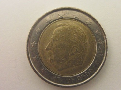 Moneta euro belgio re - 2,