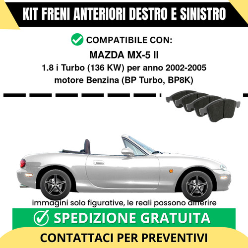 Pastiglie freno anteriori - anteriori, per