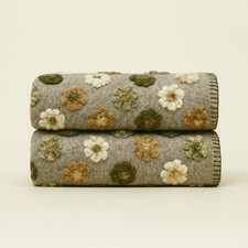 Plaid in lana cotta Made in