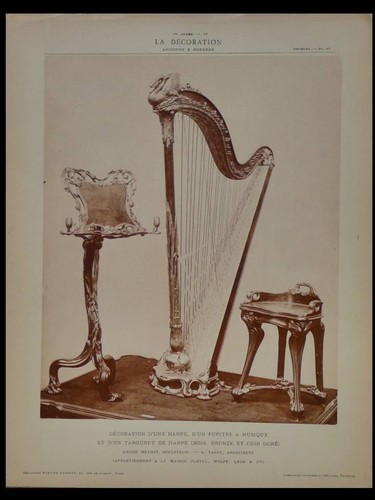 Pleyel harpe pupitre et - pleyel,