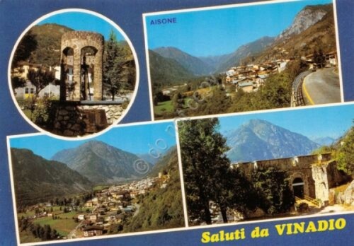 Cartolina vinadio vedute - cartolina,