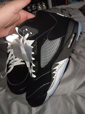 Jordan 5 nero metallizzato reimmaginato taglia 12 #HF3975-001