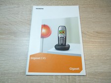 Bedienungsanleitung SIEMENS Gigaset C45