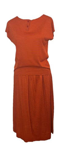 Maglia maglia righe arancione