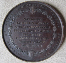 COLL. PRIVATA-  MEDAGLIA TIZIANO VECELLIO - VENEZIA - MAUSOLEO - FABRIS 1852