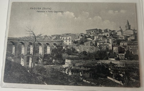 Cartolina ragusa panorama - cartolina,