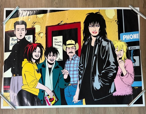 Poster love and rockets 1988 - and,