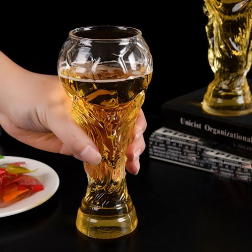 Bicchiere birra trofeo calcio - bicchiere,